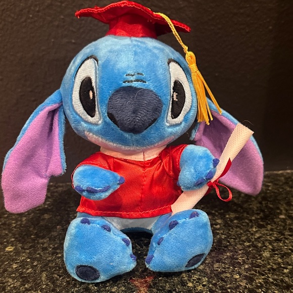 Disney | Toys | Disney Stitch Graduation Plush Lilo And Stitch Grad ...